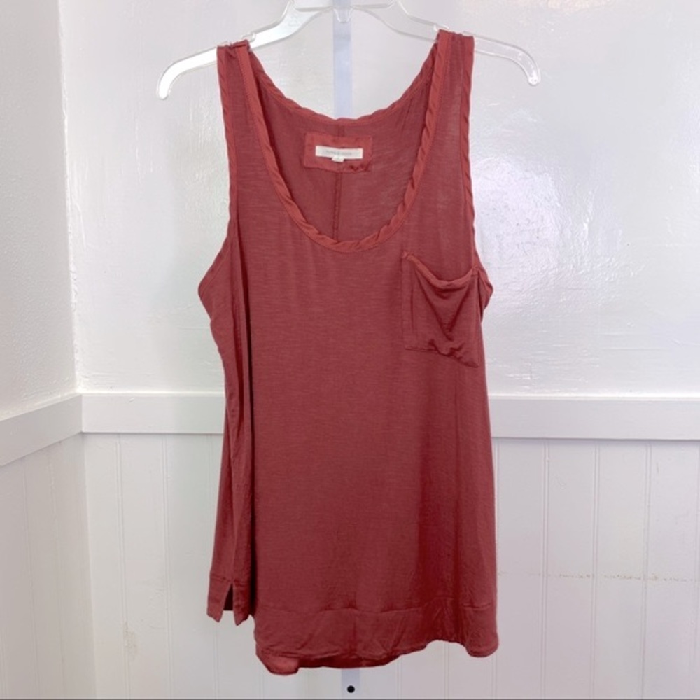 Pure Good Burnt Orange Lightweight Tank Top | S